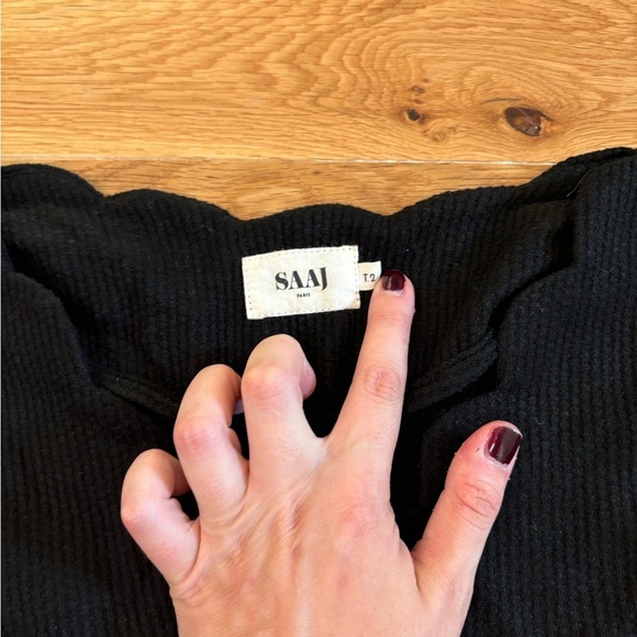 EUC Saaj Paris scalloped cardigan - Picture 2 of 6